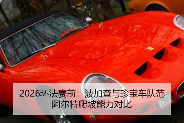 2026环法赛前：波加查与珍宝车队范阿尔特爬坡能力对比